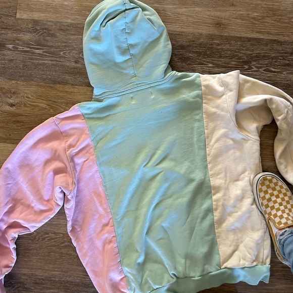 Teddy Fresh X- Large Color Block 100% Cotton Hoodie - Picture 2 of 9